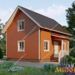 Өлшемі 6-8 м болатын үйдің жобасы: орналасу нұсқалары