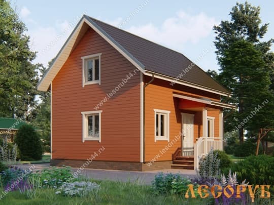Өлшемі 6-8 м болатын үйдің жобасы: орналасу нұсқалары