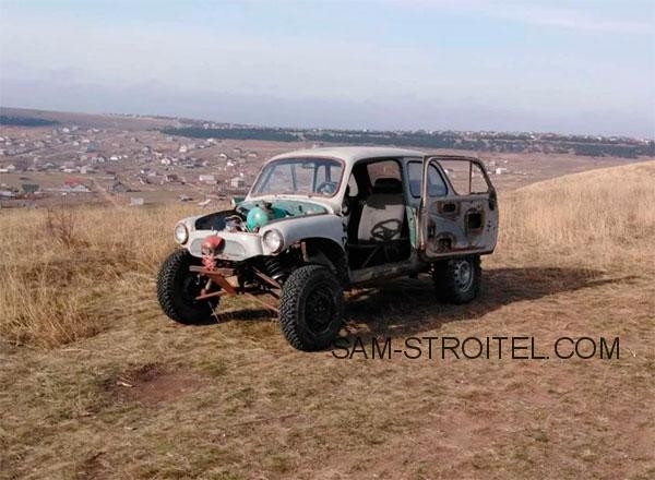 Ескі Запорожецтен жол талғамайтын көлік жасады: фото және сипаттама