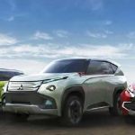 2015 жылғы Франкфурт автосалонындағы Mitsubishi Motors көліктерінің толық спектрі