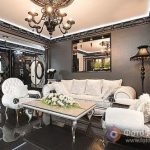 Қара түстегі пәтердің интерьер дизайны